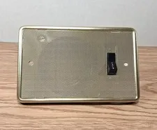 VTG Emerson-Rittenhouse Intercom Remote Speaker Wall Unit Talk Switch Gold NOS