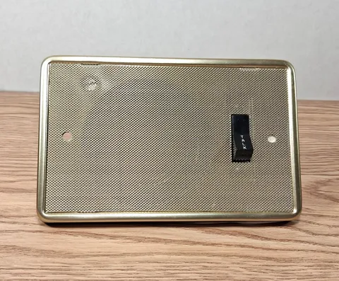 VTG Emerson-Rittenhouse Intercom Remote Speaker Wall Unit Talk Switch Gold NOS