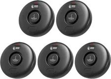 5 Pack Water Leak Alarm Detector, 120Db Loud Alert, IP66 Waterproof | Water Sens