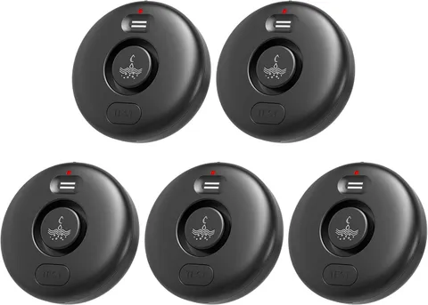 5 Pack Water Leak Alarm Detector, 120Db Loud Alert, IP66 Waterproof | Water Sens
