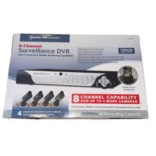 Bunker Hill Security 8-Channel Surveillance DVR 500GB w/ 4 Cameras + Cables