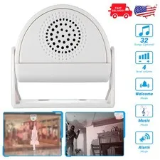Smart Infrared Sensor Doorbell Porch Welcome Outdoor Burglar Alert Chime