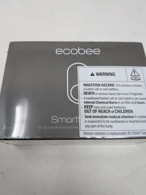 Ecobee wireless Smart Sensor for Doors & Windows 2 Pack White EB-DWSHM2PK-01