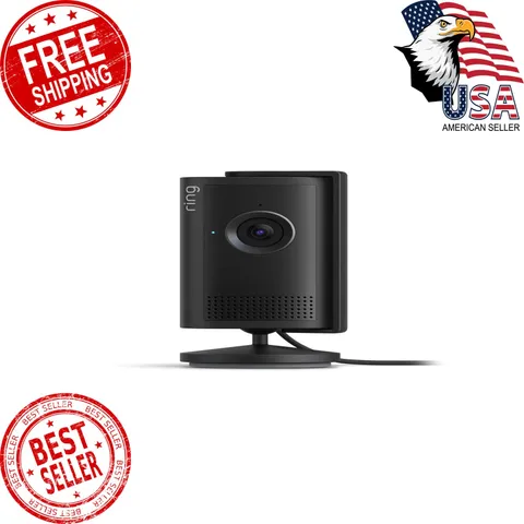 Ring Indoor Cam Plus 2K Security Camera Black 1 Camera