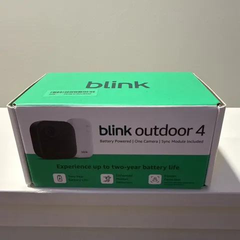 New Blink Outdoor 4 (4th Gen) Smart Security Camera Wire Free W/ Sync Module