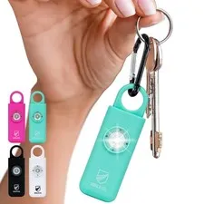 130 dB LED Strobe Keychain Self-Defense Alarm Personal Portable Alarm