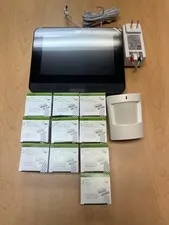 Qolsys IQ-4  PowerG, 7" Verizon  IQP4001 10 DOOR KIT+ 6 MONTHS ALARM MONITORING
