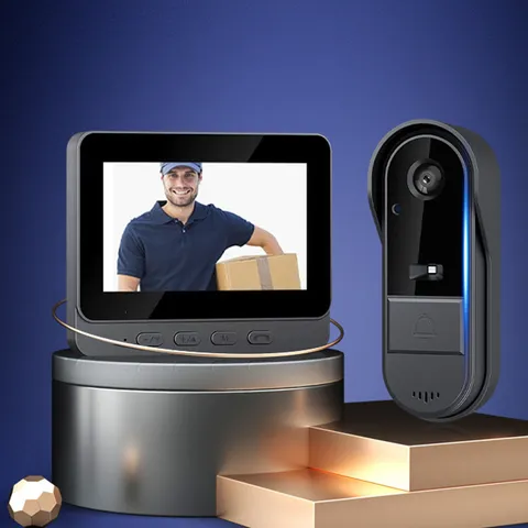 Wireless Video Doorbell System HD Quality For Home Security Premium