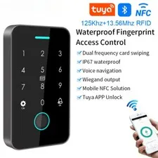 125Khz+13.56MHz NFC Outdoor Fingerprint Access Control Keypad IP67 Waterproof