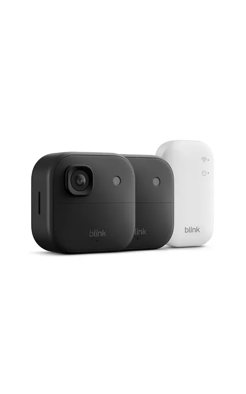 Blink Outdoor 2-Pack 2k+  Wireless Wi-Fi Security Cameras w/ Sync Module, Alexa