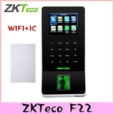 ZKTeco F22 WIFI+IC TCP/IP Biometric Fingerprint Time Attendance Access Control