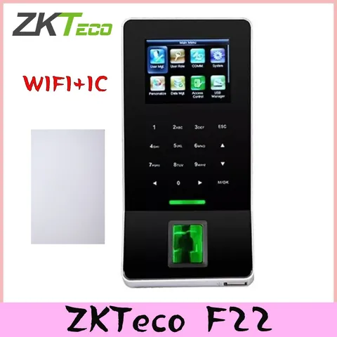 ZKTeco F22 WIFI+IC TCP/IP Biometric Fingerprint Time Attendance Access Control