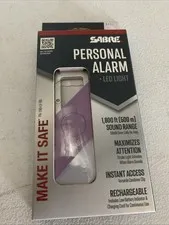 NEW Sabre Personal Alarm & led light Portable Safety & Security led Brand NEW