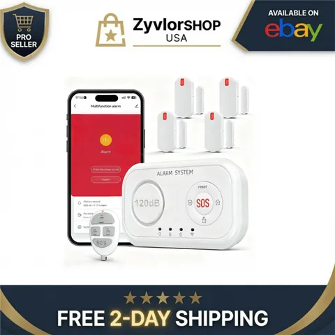YISEELE Wireless Home Security Alarm System WiFi 120dB Siren Sensors