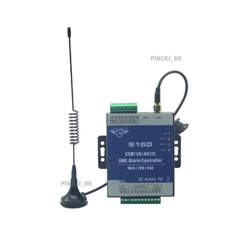 S150 4G GSM SMS 8 Way Remote Controller Alarm Relay Switch