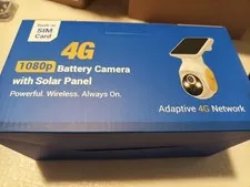 Solar-Powered 1080p WiFi Battery Camera, Security Cameras Wireless Outdoor 4G