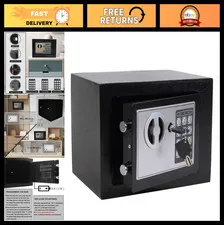 Small Hidden Steel Security Lock Box with Electronic Keypad - 0.23 Cu Ft Safe fo