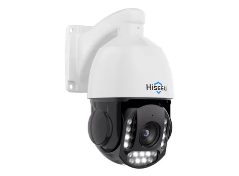 Hiseeu [4K HD + 30X Zoom] 4K PoE PTZ Security Camera, 8MP IP PoE Camera for Home