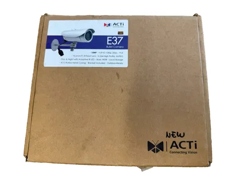 Acti E37 Day/Night IR Bullet Camera Outdoor Ready