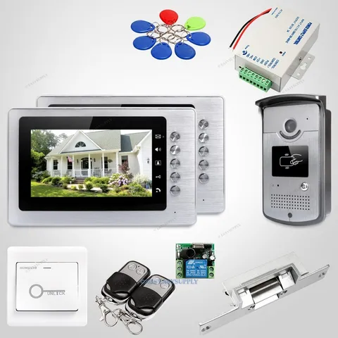7inch Video Security Door Phone with Mute Mode for Home Security for House/ Flat