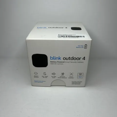 NEW Blink Outdoor 4 Add-On Camera 4th Gen PLUS Mount & Batteries-Module Required