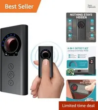 Upgraded AI Hidden Camera Detector, Anti-Spy Camera Finder RF Signal & WiFi S...