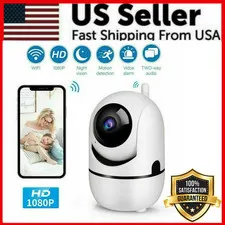 1080P WiFi Wireless IndoorHomeSecurityCamera Night Vision Baby Monitor no sdcad