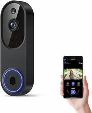 Wi-Fi Wireless Doorbell Camera with Two-Way Audio AI Motion Night Vision 2.4G