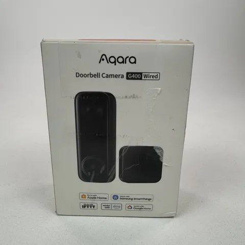 Aqara G400 Doorbell Camera w/Chime 2K HD HomeKit Alexa WiFi 6 Wired Open Box