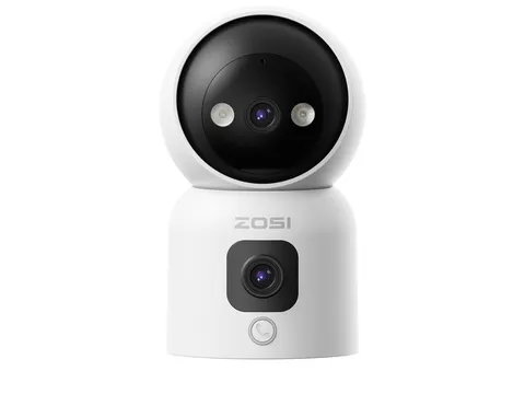 (#40) ZOSI C528 Dual Lens Indoor Wi-Fi Camera Human Detection Two-Way Audio