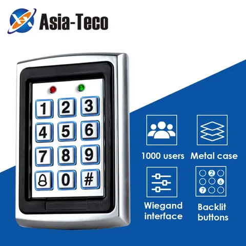 1000user RFID Metal Keypad with Cover Access Control suit applicable Most Door 1