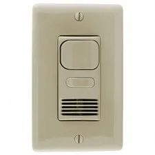 HUBBELL WIRING DEVICE-KELLEMS AD2000I1 Motion Snsr,PIR/Usonic,120-277V AC,Ivory