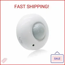 Sensky 360 Degree Ceiling Mount Occupancy Sensor, 110-240V PIR Motion Sensor Swi