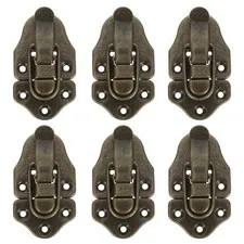 6Pcs Durable Toggle Latch Clasp for Toolbox Wood Box Hasp Hardware Multi Color