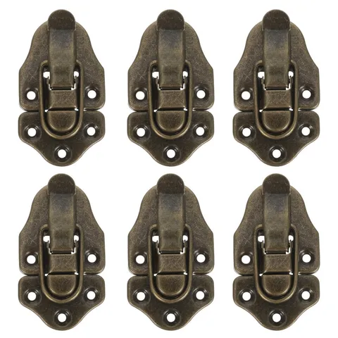 6Pcs Durable Toggle Latch Clasp for Toolbox Wood Box Hasp Hardware Multi Color