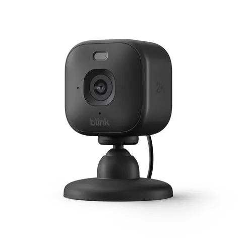 Blink Mini 2K+ Compact Plug-In Security Camera 2K Video Resolution Color Night