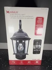 Maximus Kuna SPL11-07A-W4-BKT Smart Security Light WiFi Camera ~ SEALED
