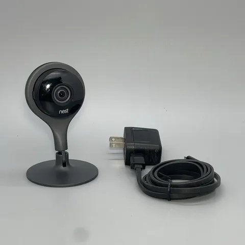 Google Nest Cam Indoor Security Wi-Fi Camera 1st Gen A0005 + power cord