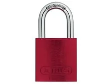 ABUS Mechanical 72/40mm Aluminium Padlock Red Keyed Alike TT02162 ABUKA45238