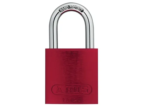 ABUS Mechanical 72/40mm Aluminium Padlock Red Keyed Alike TT02162 ABUKA45238