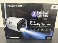 Night Owl CL-BT8WN-18L 4K HD Wi-Fi Security System with 8 Cameras, 1TB HD