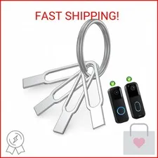 Aieted 4 Pack Blink Doorbell Key Replacement Tool,Blink Doorbell Opening Tool,Bl