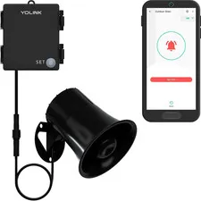 Outdoor Security Siren & Smart Alarm Controller Kit - Loud 110 Db, Wireless, Bat