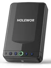 Car Gun Safe, Small Pistol Safe Biometric Gun Lock Box for Handgun, Portable ...