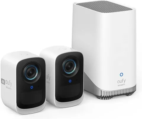 eufy  S300 eufyCam 3C 2-Cam Kit, Security Camera Outdoor Wireless Recognition AI