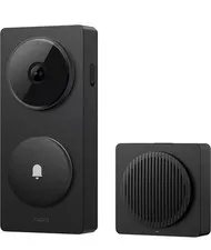 Aqara - Video Doorbell Camera - Wired/Battery Powered - Hub G410 Select - Black