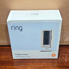 Ring Indoor Cam 1080p HD IP/Network Wi-Fi Plug-In Indoor Camera Color(Starlight)