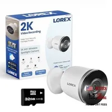 2K Indoor/Outdoor Spotlight Camera | No Monthly Fees | 32GB MicroSD Included