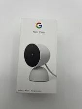 Google Nest Cam Indoor Wired 2nd Gen Snow Security Camera Complete Tested