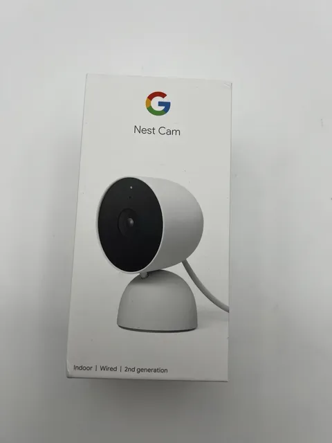 Google Nest Cam Indoor Wired 2nd Gen Snow Security Camera Complete Tested